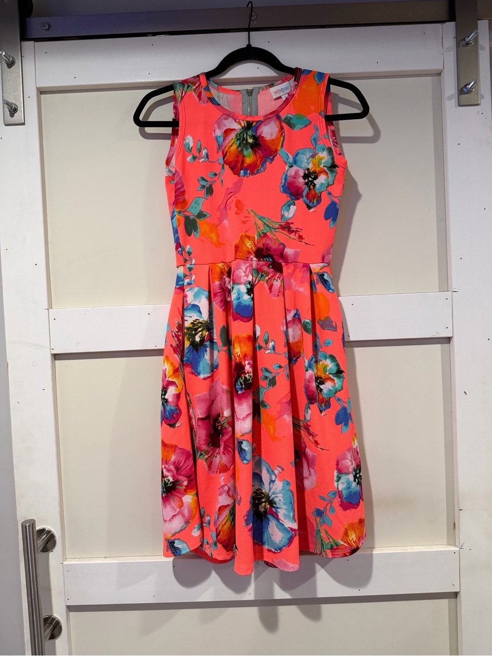 Women’s Floral Sleeveless Fit-and-Flare Dress